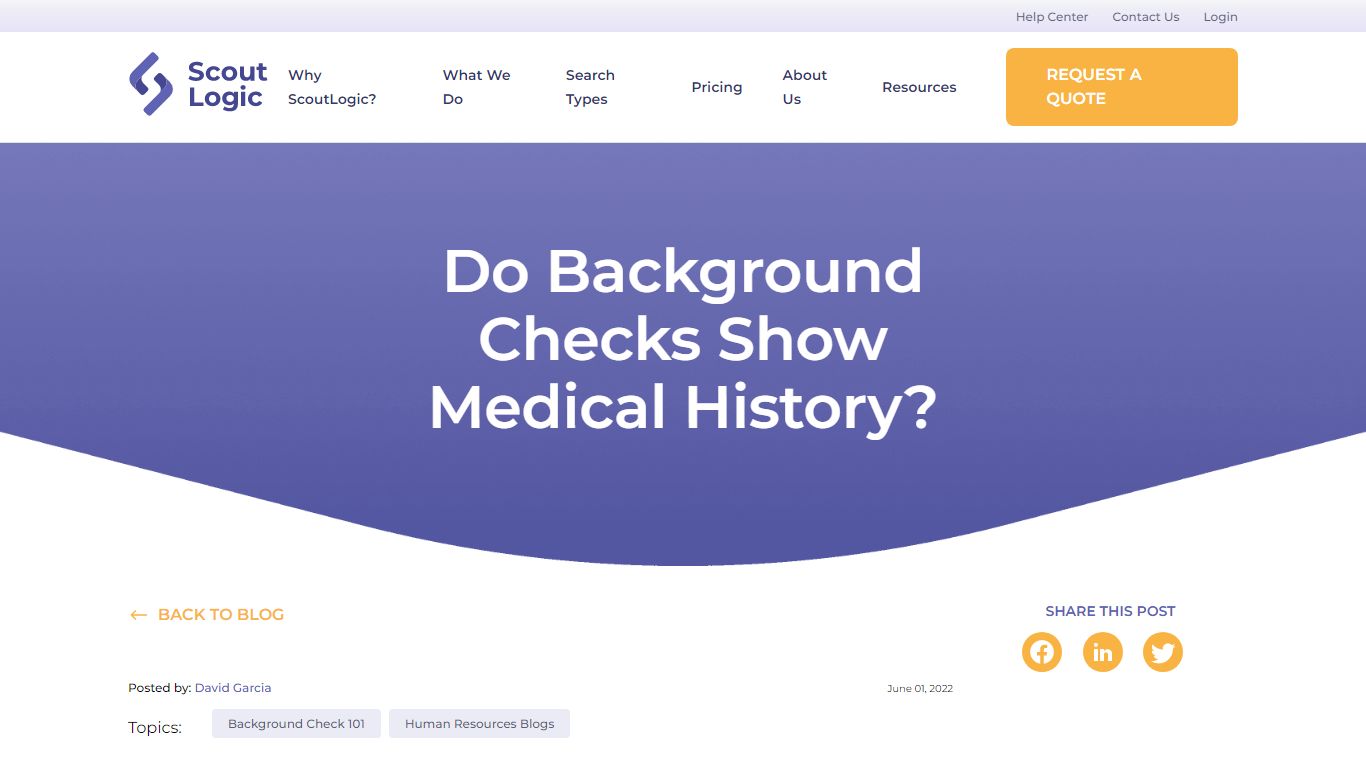 Do Background Checks Show Medical History? - ScoutLogic